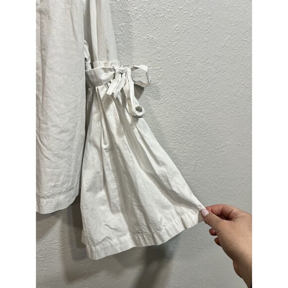 Free People So Obviously Yours Bell Sleeves Top Blouse in White MSRP $98 Size Xs - Picture 4 of 7
